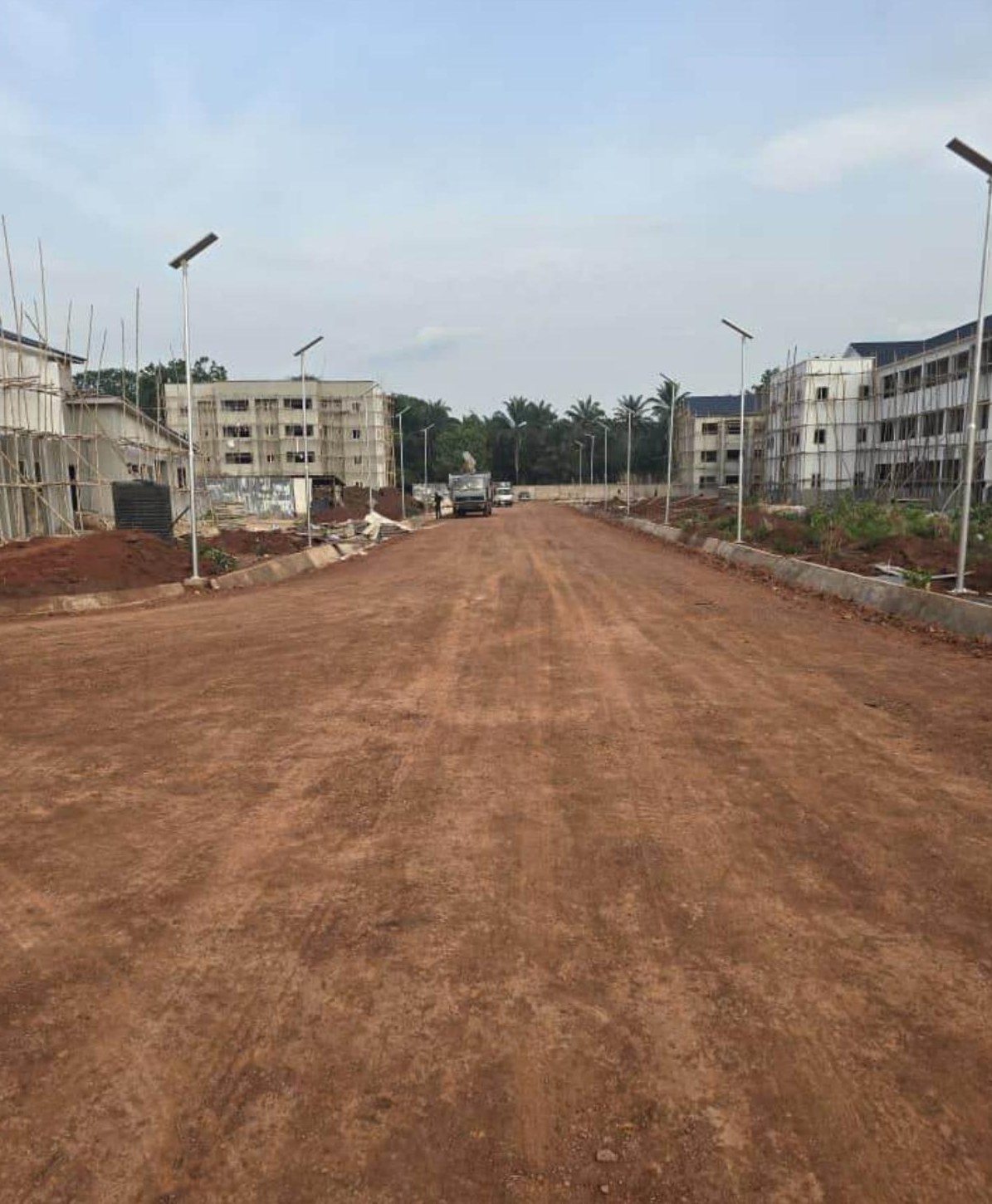 EKOWILLS asphalted internal roads with drainage system at NNSS Umuopu, Enugu